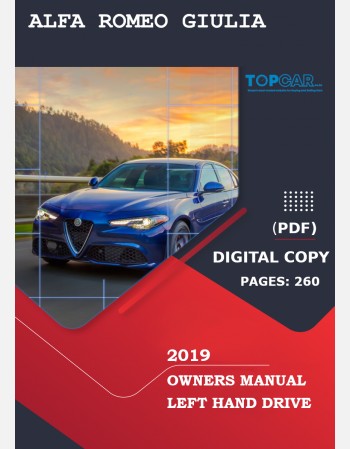 alfa romeo giulia 2019 owners manual